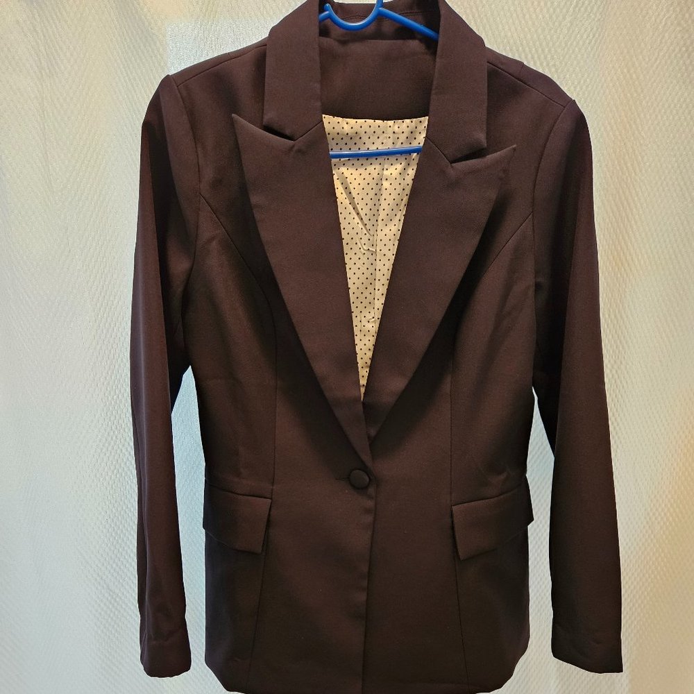 Dark blue office blazer, size S